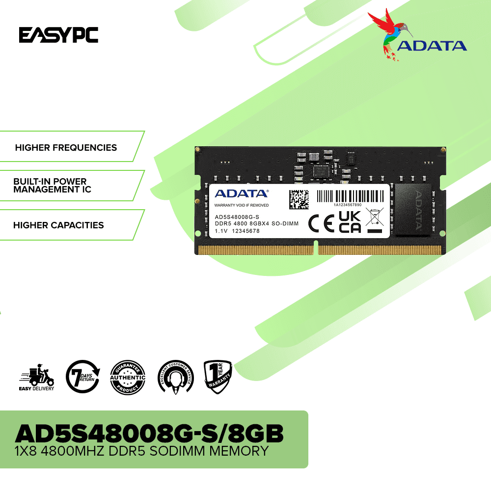 Adata Ssd Adata Notebook Adata AD5S48008G-S/8GB 4800Mhz Ddr5