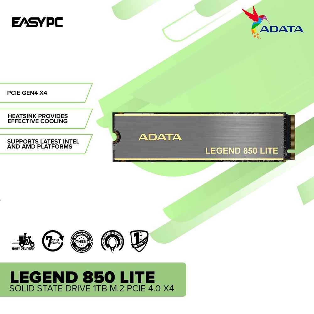 Adata Legend 850Lite 1TB M.2 PCIe 4.0 x4 SSD – EasyPC