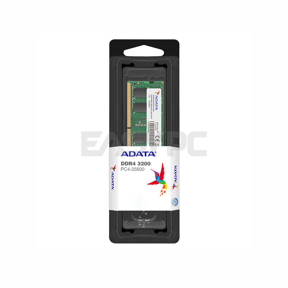 Adata 16GB 1x16GB SODIMM 3200mHz DDR4 Memory – EasyPC