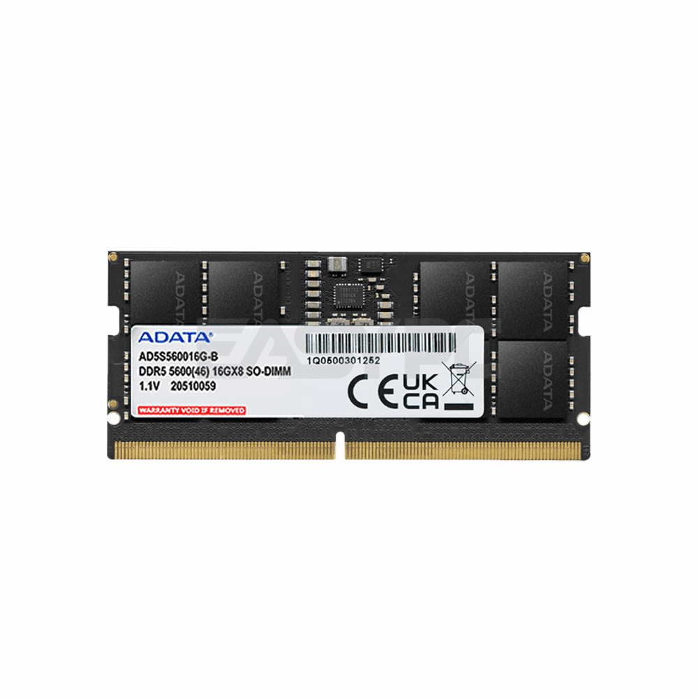 Adata AD5S560016G S 16 16gb 1x16 5600mhz Ddr5 Sodimm Memory EasyPC