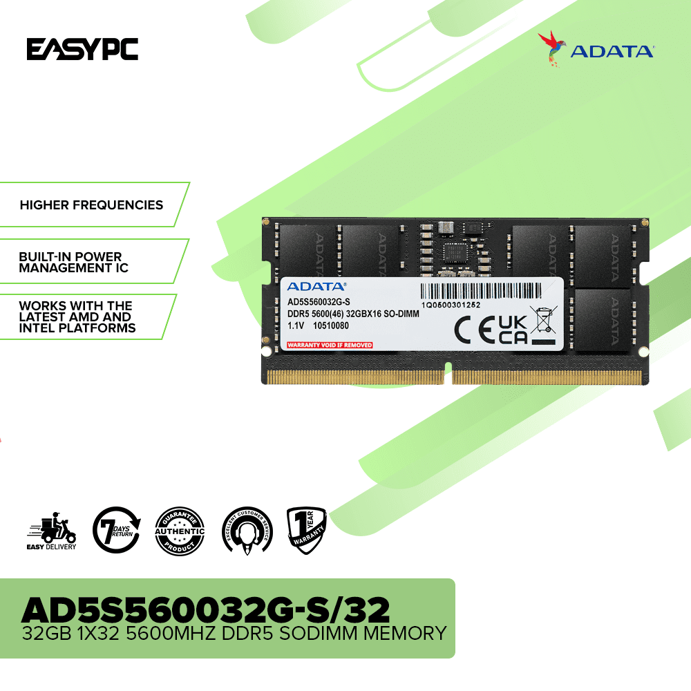 ADATA DDR5-5600 64GB (32GB x2) メモリー ADATA DDR5 5600 64GB (32GB
