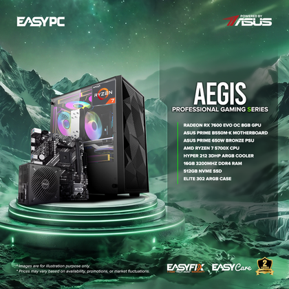 EasyPC AEGIS - ASUS Professional Gaming Series Gaming Desktop