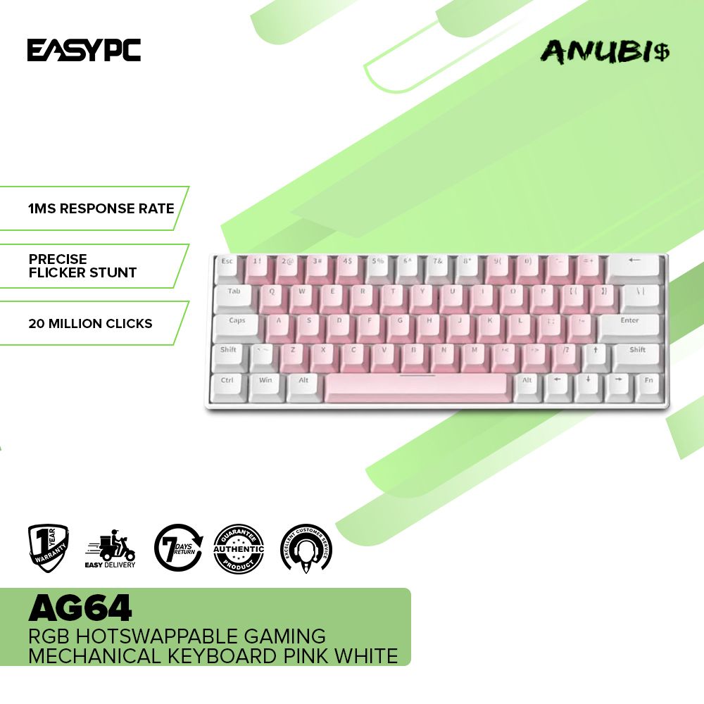 Anubis AG64 RGB Pink White