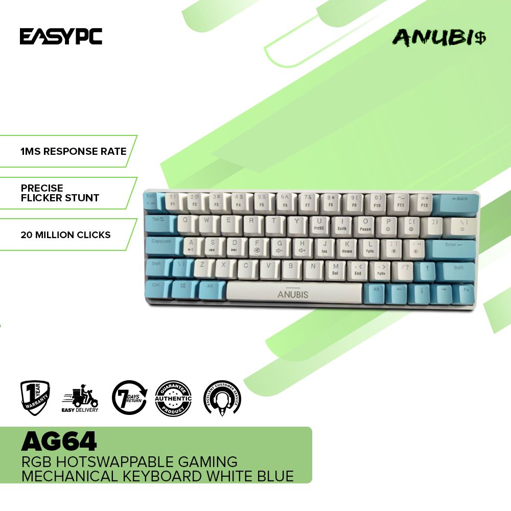 Anubis AG64 RGB White Blue