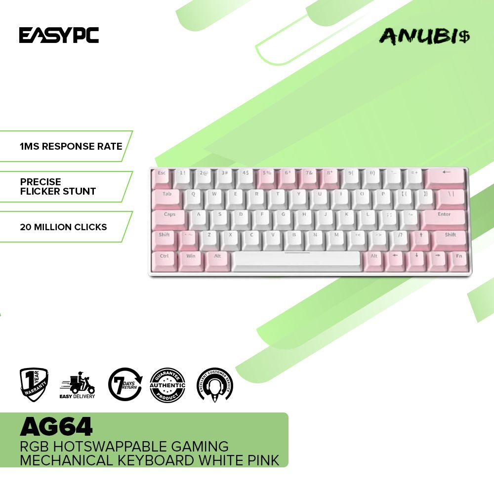 Anubis AG64 RGB White Pink
