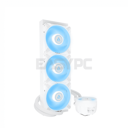 Arctic LIQUID FREEZER III 420 A-RGB WHITE Multi Compatible All-in-One CPU Water Cooler-a