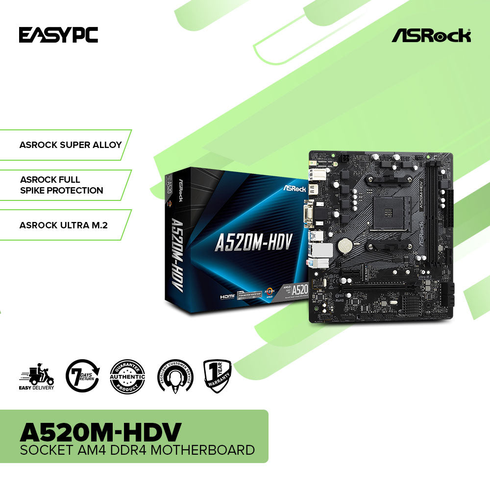 ASRock A520M-HDV + AMD Ryzen™ 5 5600X ASRock A520M-HDV AM4 Micro ATX AMD Motherboard - Newegg.ca