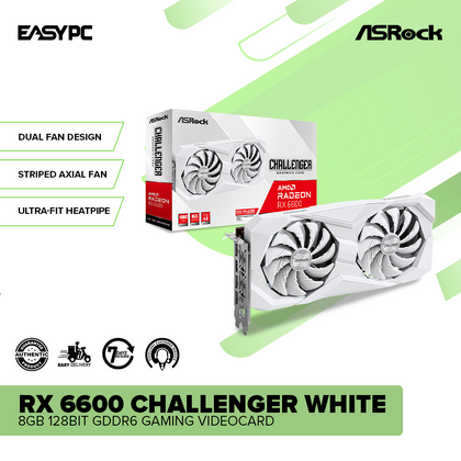 AsrockRX6600CHALLENGERWhite8gb128bitGDdr6GamingVideocard_1