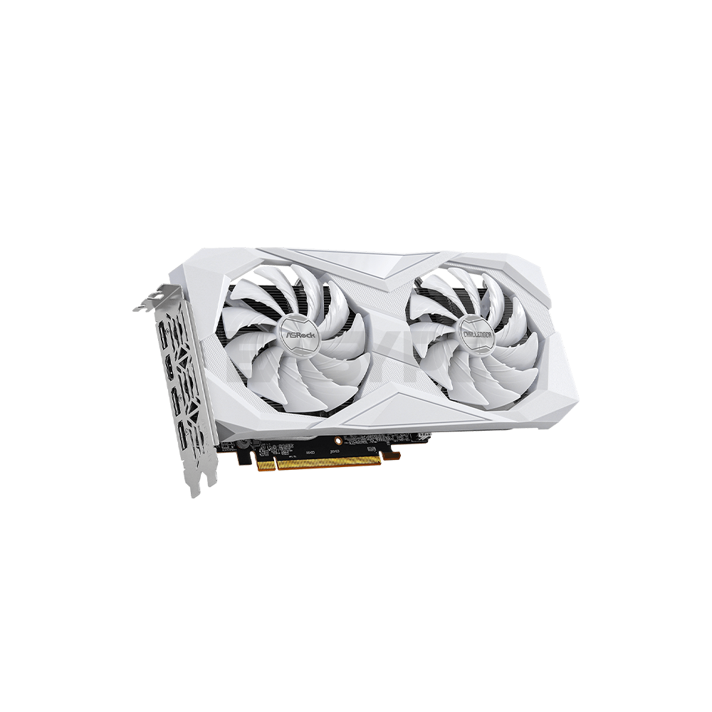 Asrock RX 6600 CHALLENGER White 8gb 128bit GDdr6 Gaming Videocard