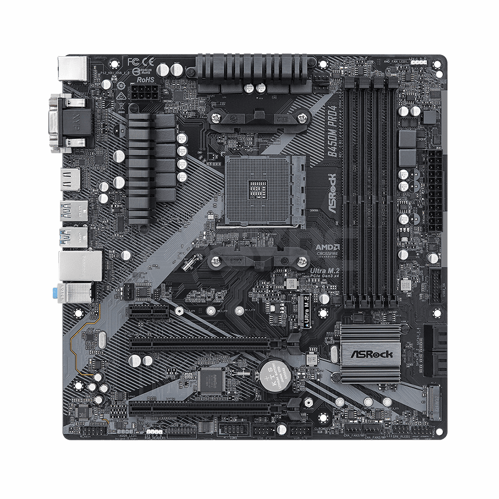 AsrockB450M Pro R2.0 AM4 DDR4 Motheboard – EasyPC