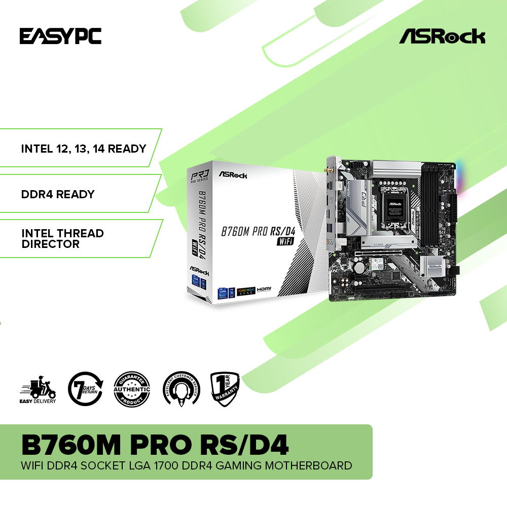 ASRock B760M PRO RS/D4 WIFI +DDR4メモリ32GB ASRock > B760M Pro RS/D4 WiFi