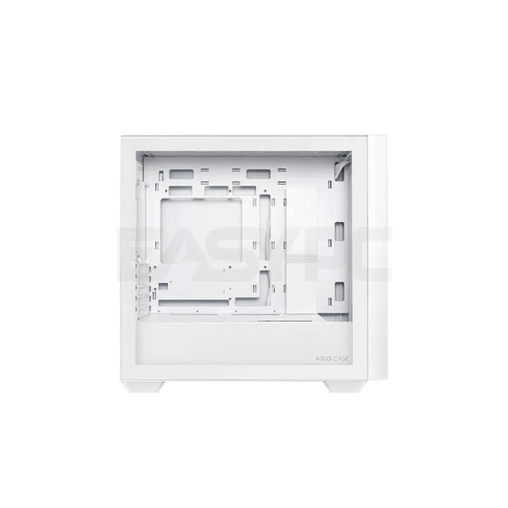 Asus A21 Micro ATX Tempered Glass Side Panel Gaming PC Case White-c