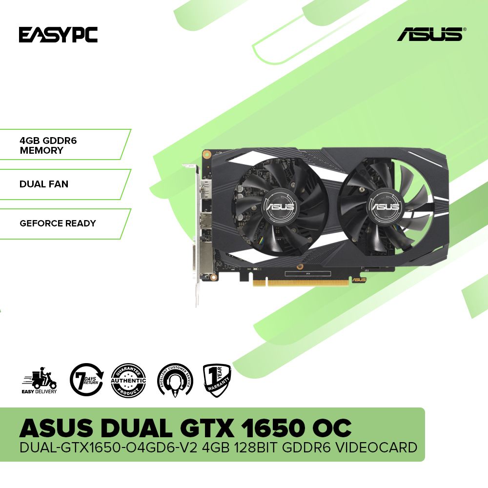 Asus Dual Geforce Gtx 1650 Memory Express Asus GeForce GTX 1650
