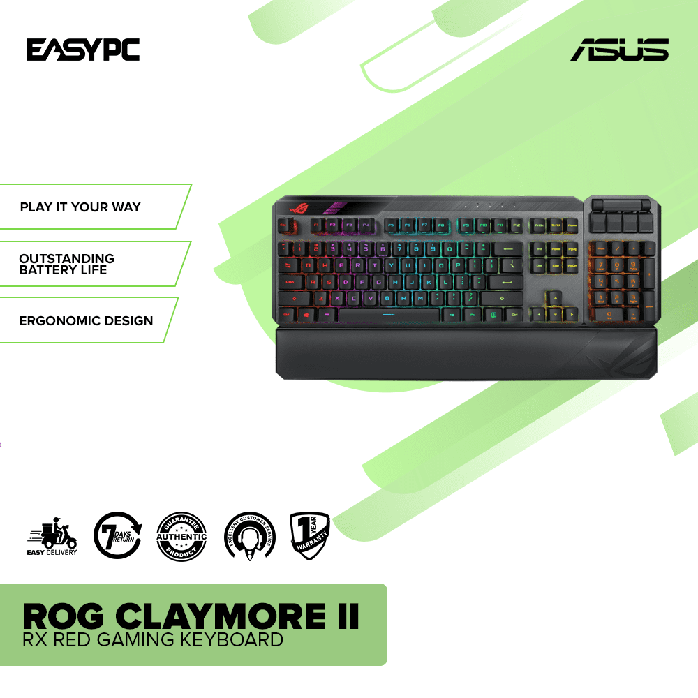 Asus ROG Claymore II RX Red Gaming Keyboard