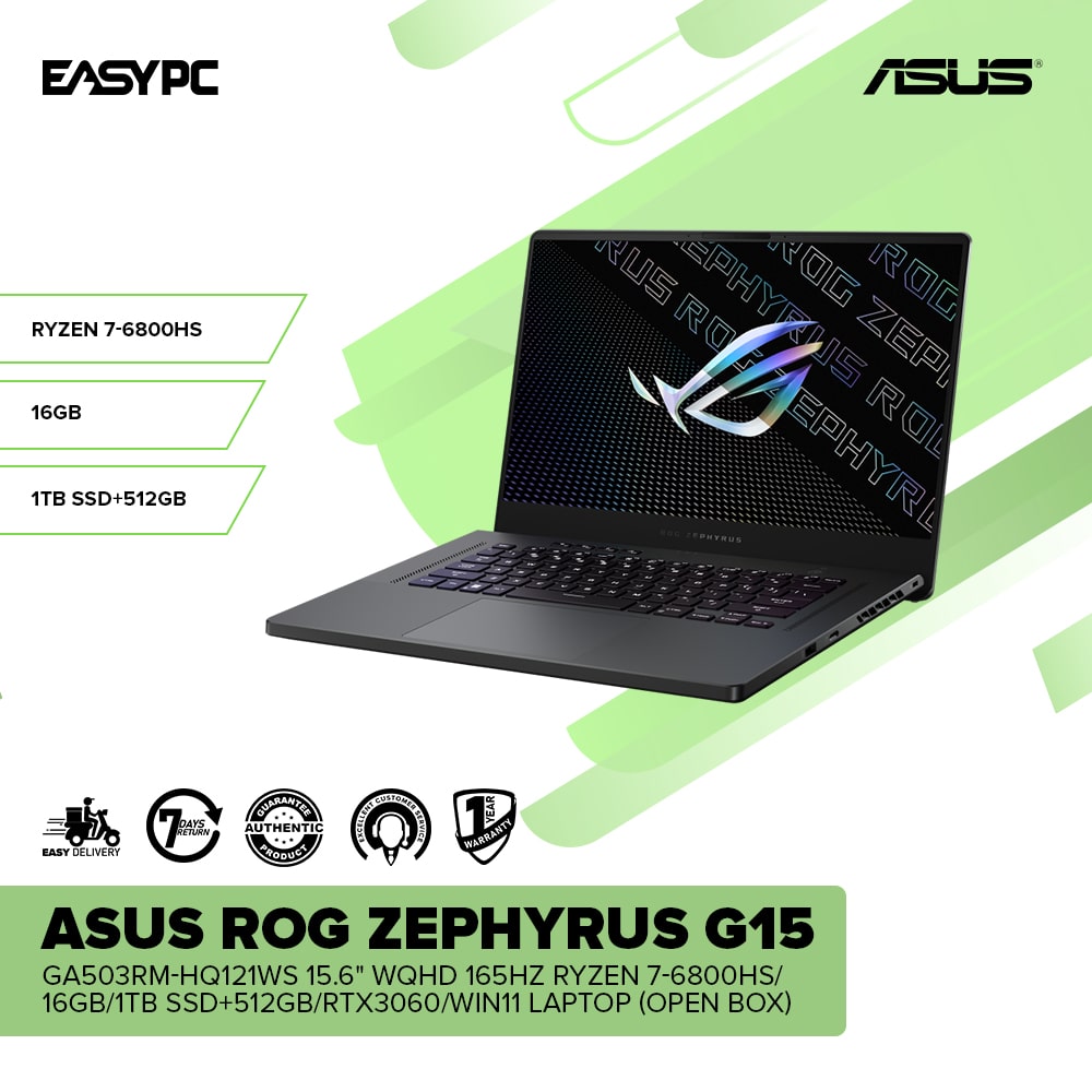 Asus ROG Zephyrus G15 GA503RM-HQ121WS 15.6