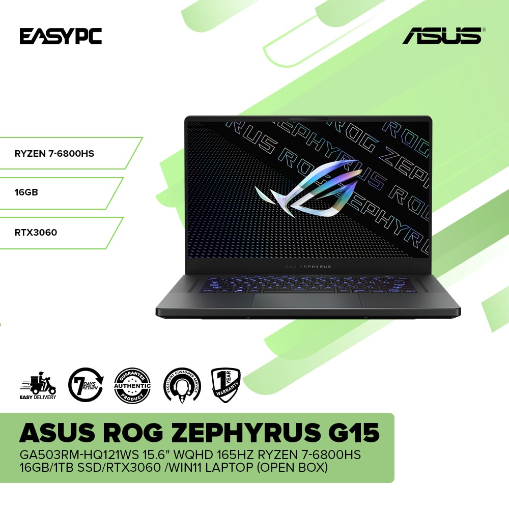 Asus ROG Zephyrus G15 GA503RM-HQ121WS 15.6