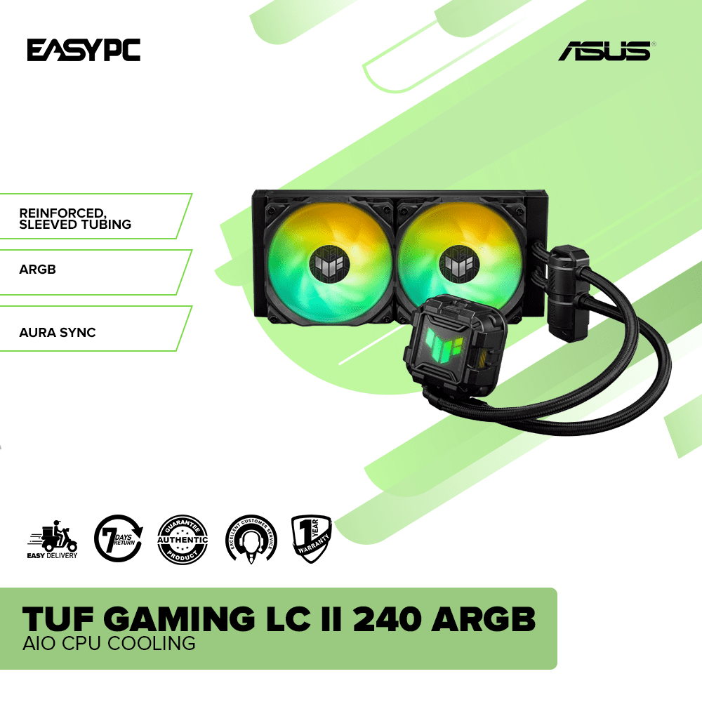 Asus TUF Gaming LC II 240 ARGB AIO CPU Cooling