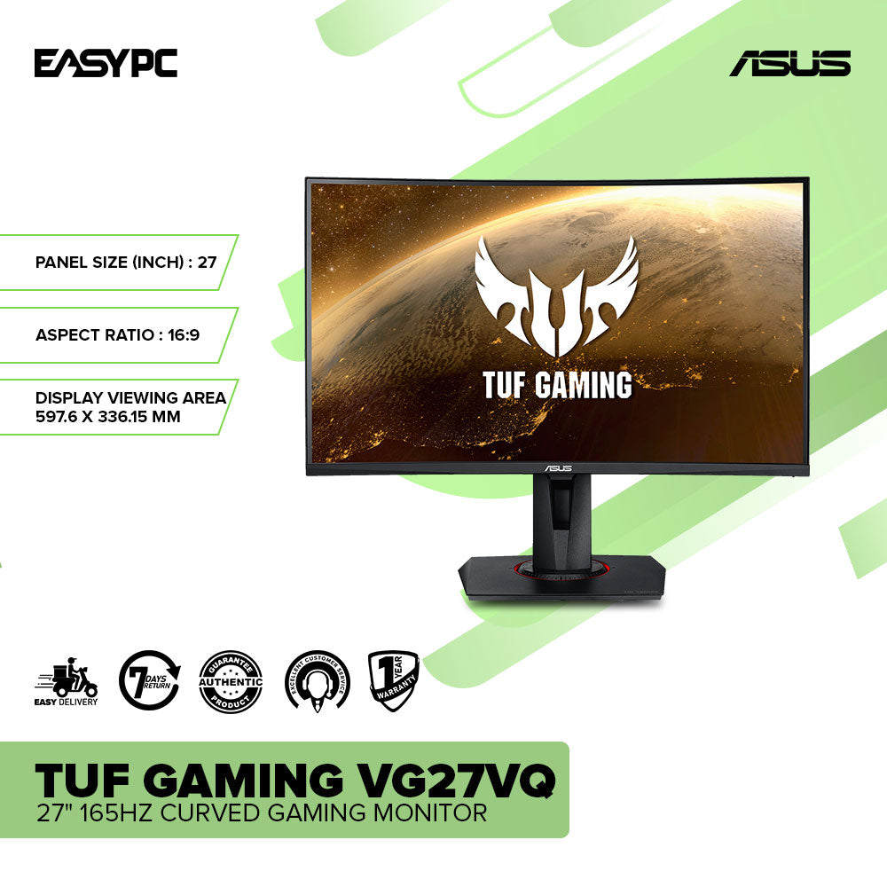 165 Hz Asus Tuf Vg27aq Weight Asus TUF Gaming VG27VQ 27 165Hz