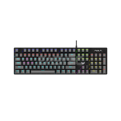 Aula S2022 Wired Mechanical Gaming Keyboard Black-c