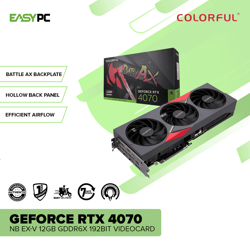 Colorful GeForce RTX™ 4070 NB EX 12GB GDDR6X GPU – EasyPC