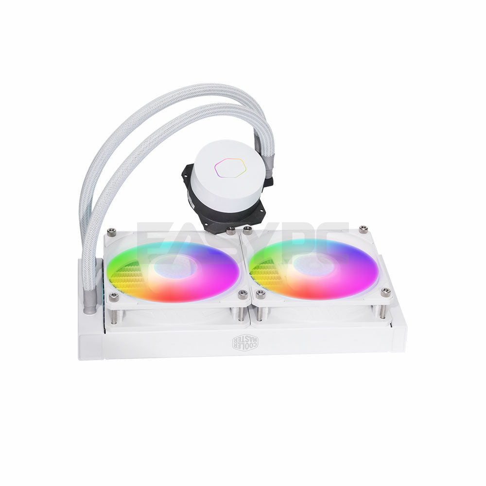 COOLERMASTER ML240L ARGB V2 Liquid Cooler WHITE ED (MLW-D24M-A18PW-RW)
