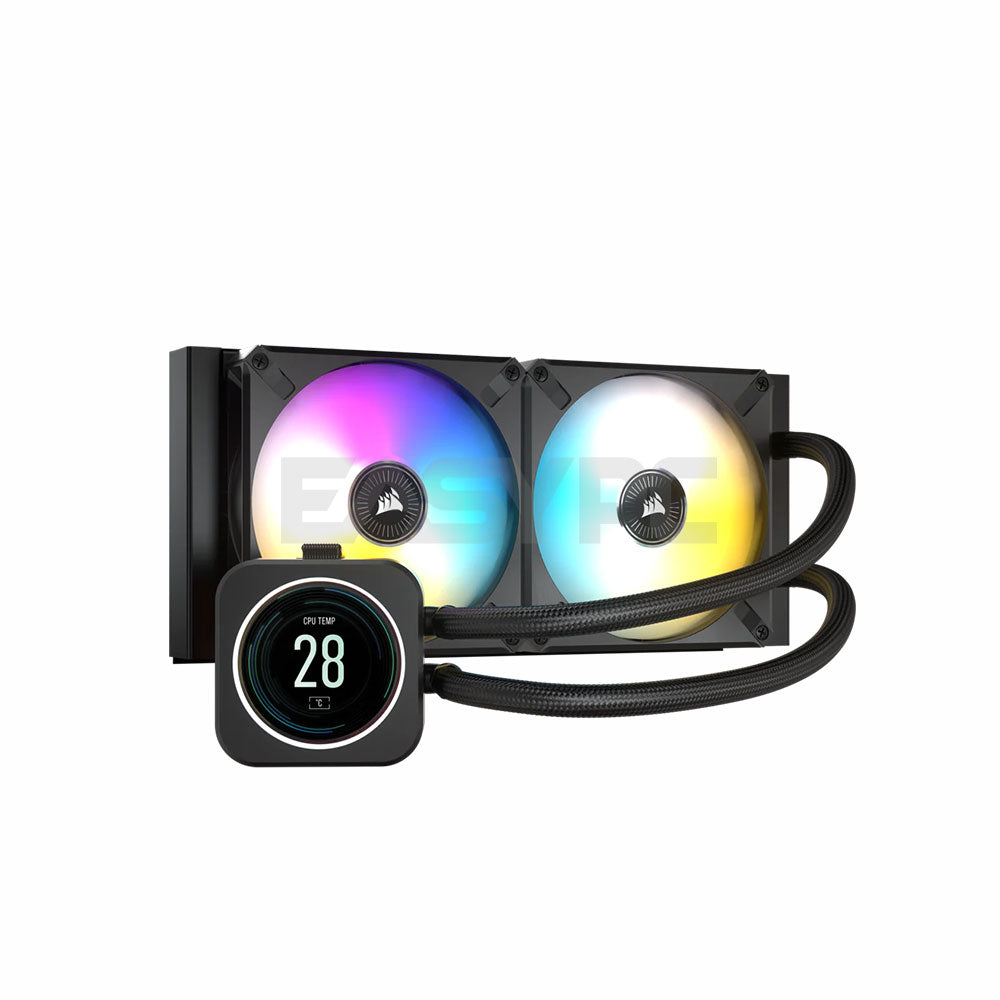 CORSAIR iCUE H100i ELITE LCD DISPLAY XT 240MM RADIATOR LIQUID CPU