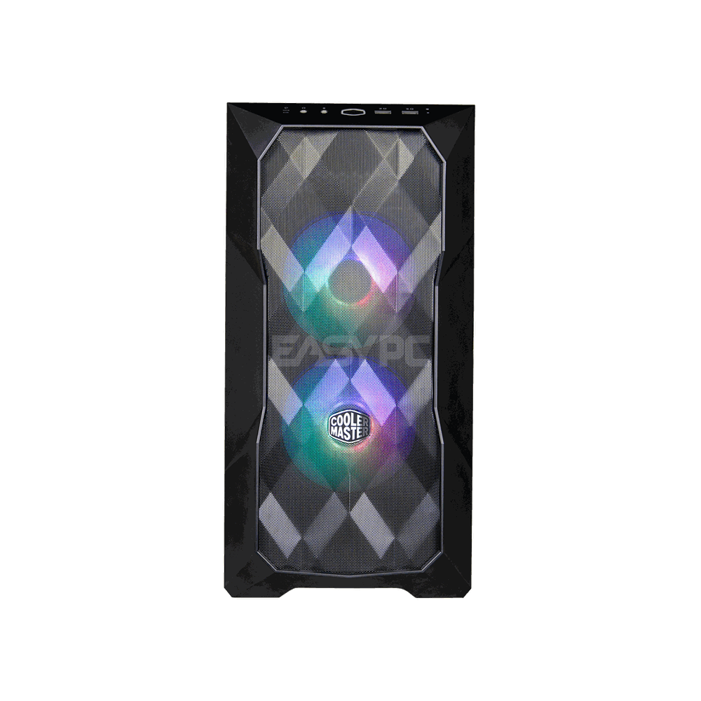 Cooler Master Masterbox TD300 Mesh Micro ATX Gaming PC Case Black-a