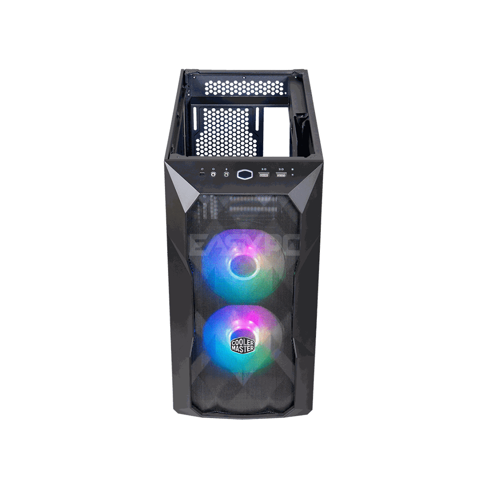 Cooler Master Masterbox TD300 Mesh Micro ATX Gaming PC Case Black-b