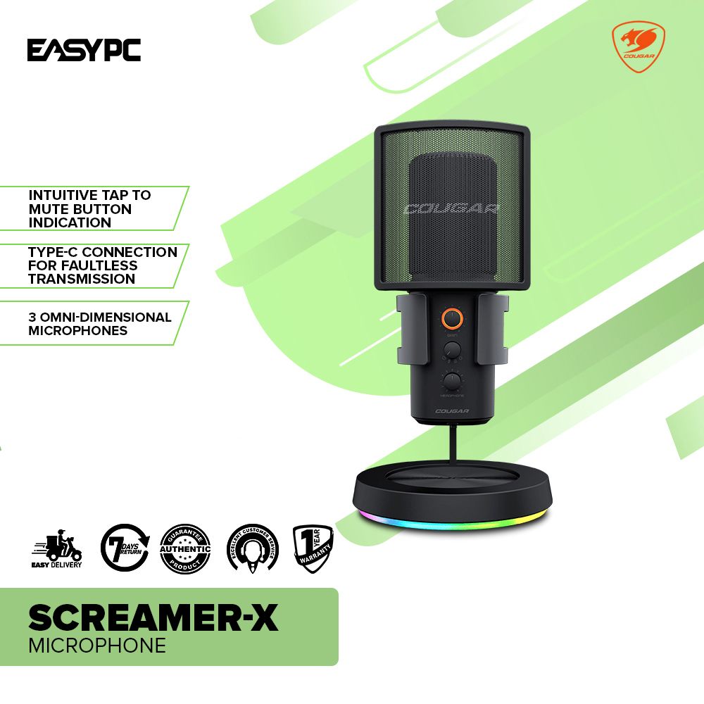 Cougar Screamer-X USB Condenser Microphone – EasyPC