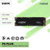 Crucial P3 Plus 500GB, 1TB PCIe 4.0 Gen4 NVMe M.2 Storage Spacious Solid State Drive