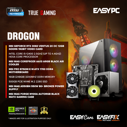 DROGON Gaming Desktop - EasyPC