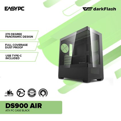 DarkFlash DS900 Air ATX PC Case Black