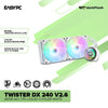 DarkFlash Twister DX 240 V2.6 ARGB AIO CPU Liquid Cooler White