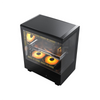 DarkFlash DB330M Micro ATX Tempred Glass Side and Front Panel Gaming PC Case Black