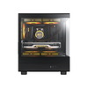 DarkFlash DB330M Micro ATX Tempred Glass Side and Front Panel Gaming PC Case Black