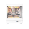 DarkFlash DB330M Micro ATX Tempred Glass Side and Front Panel Gaming PC Case White