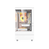 DarkFlash DB330M Micro ATX Tempred Glass Side and Front Panel Gaming PC Case White