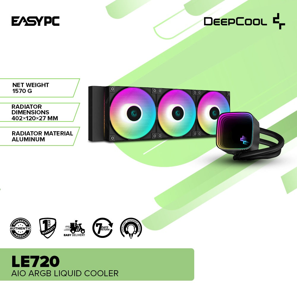 Deepcool LE720 AIO ARGB Liquid Cooler – EasyPC