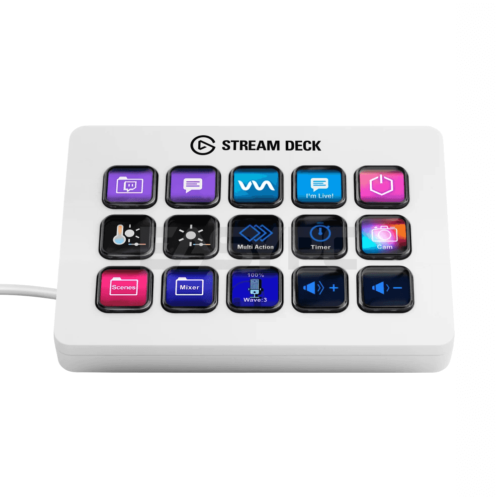 Elgato Stream Deck MK.2 Studio Controller White – EasyPC Elgato Stream Deck MK.2 Studio Controller White – EasyPC