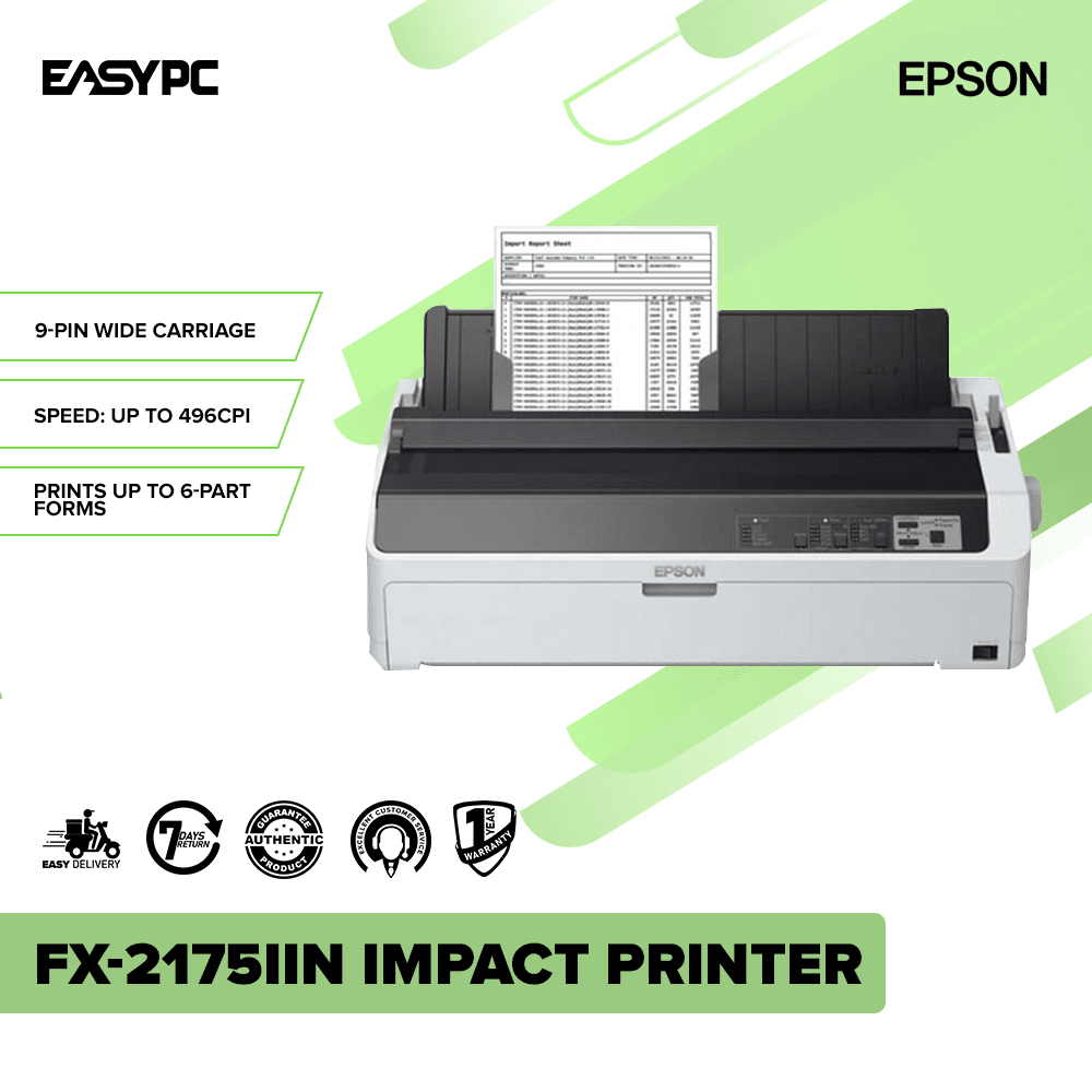 Fx 2175 Roler Epson FX-2175IIN IMPACT PRINTER – EasyPC