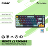Fantech MK875 V2 Atom 81 Hot swappable 3pin Blue switch Mechanical Keyboard Navy Blue