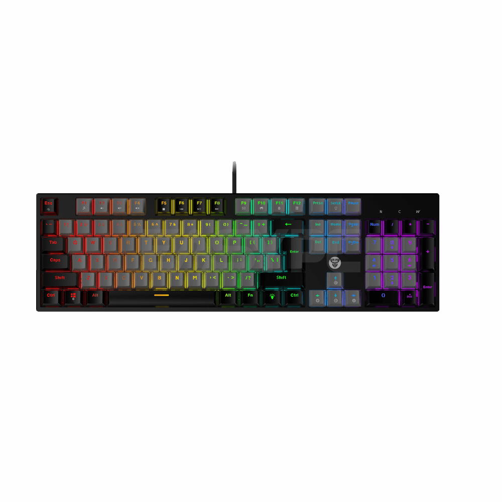 Fantech MK886 V2 ATOM104 Sumi Edition Blue Switch Mechanical Keyboard Grey-a