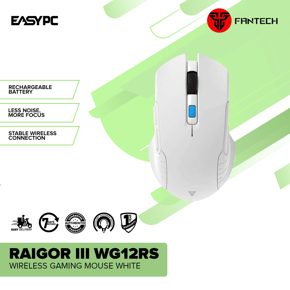 Fantech Raigor III WG12RS Wireless Gaming Mouse White-a