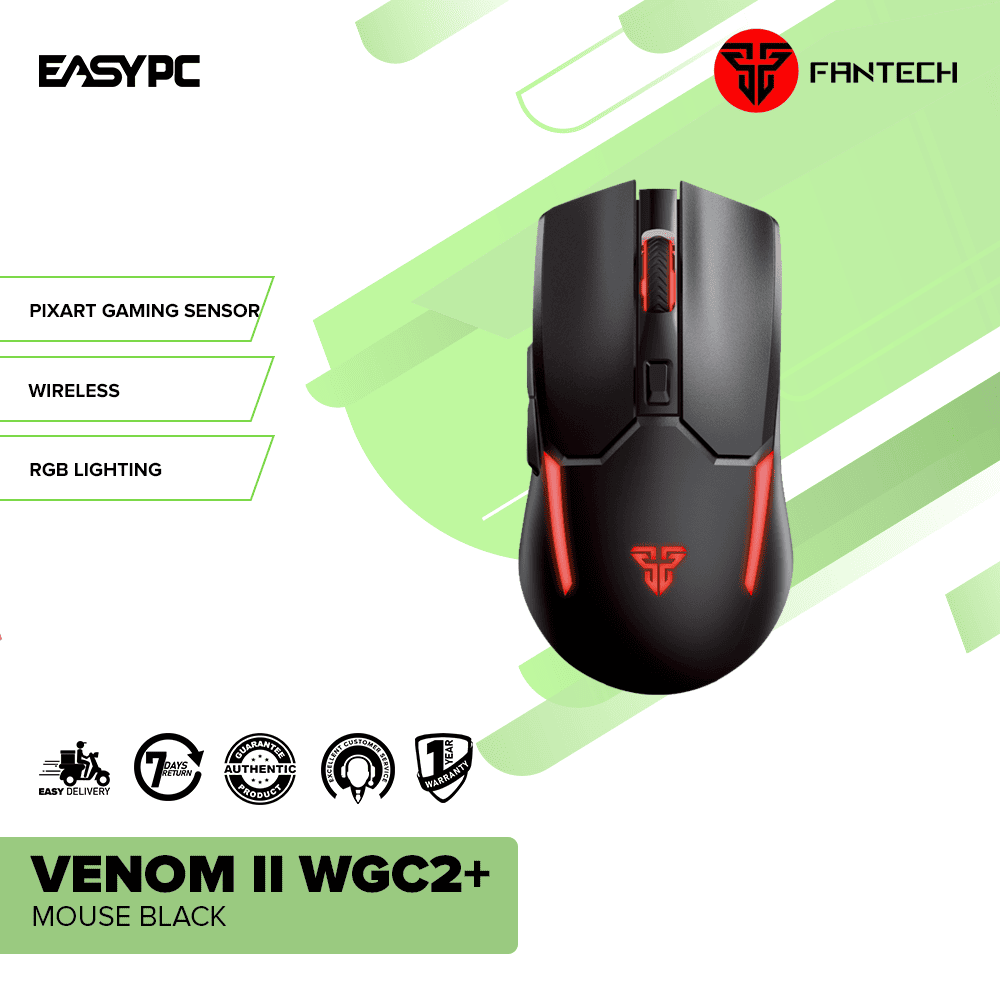 Fantech Venom II WGC2+ Mouse Black-a