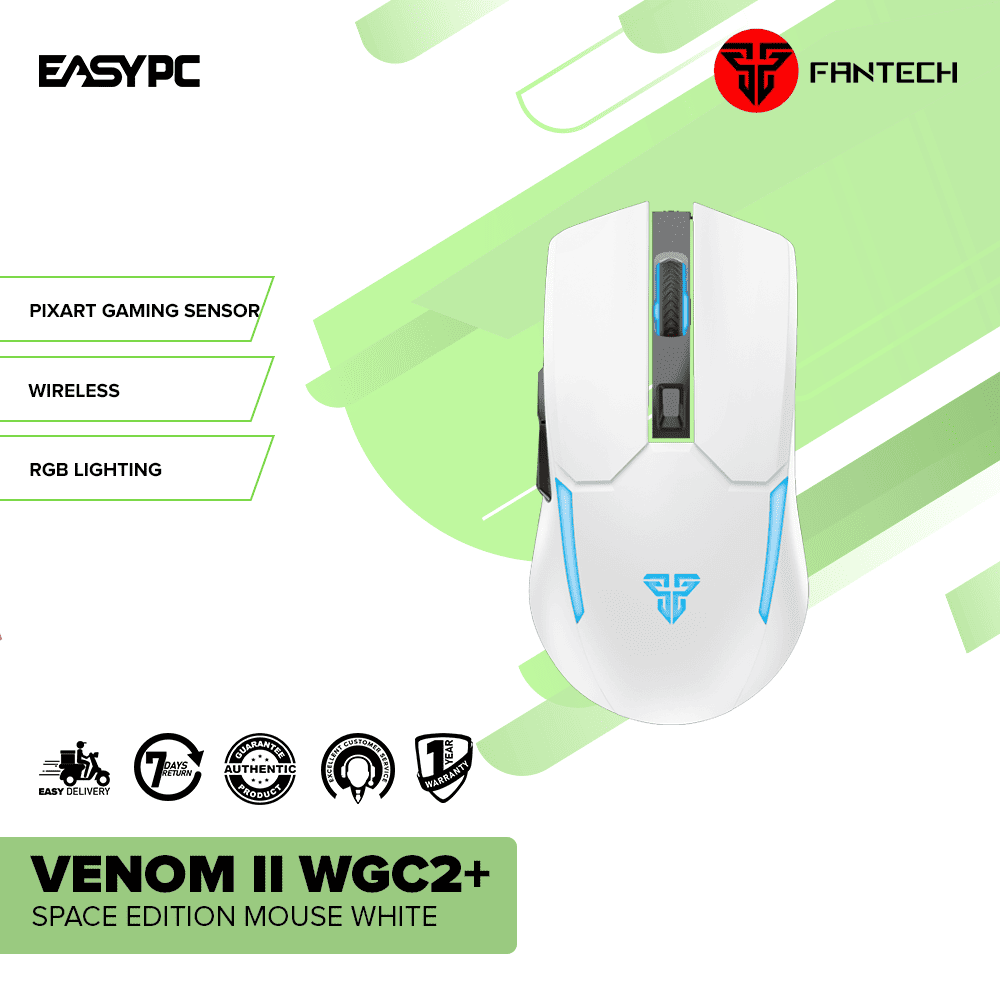 Fantech Venom II WGC2+ Space Edition Mouse White-a