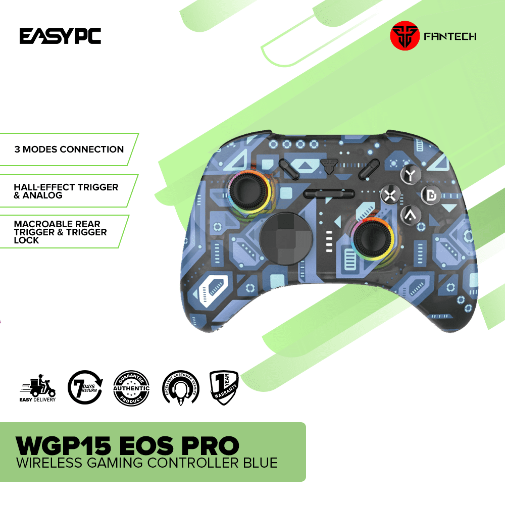 Fantech WGP15 EOS PRO Wireless Gaming Controller Blue – EasyPC