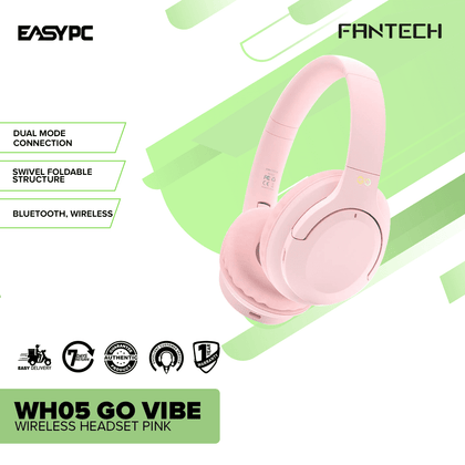 Fantech WH05 GO Vibe Wireless Headset Pink
