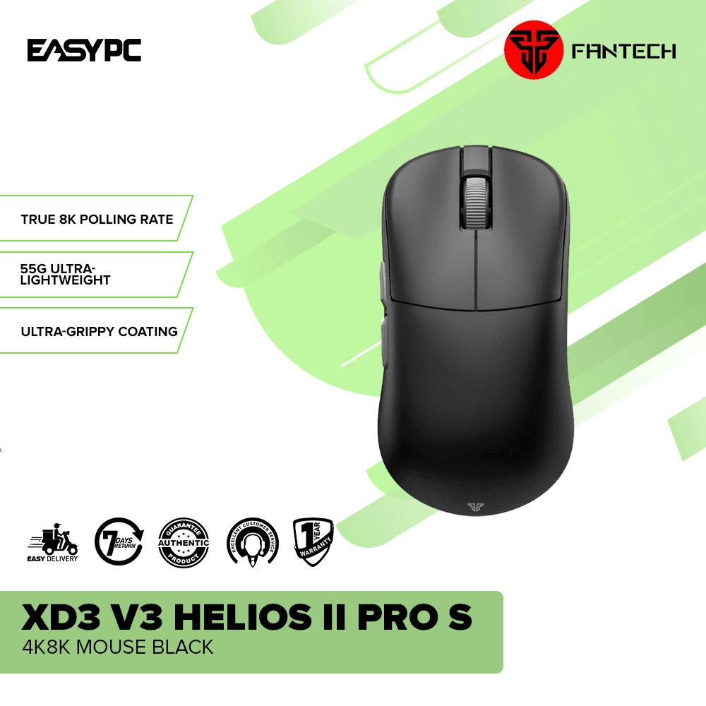 Fantech XD3 V3 Helios II PRO S 4k8k Mouse Black
