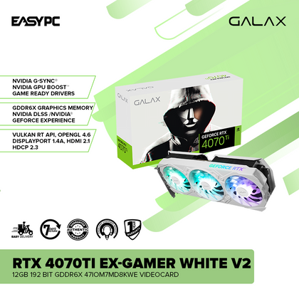 Galax GeForce RTX 4070Ti EX-Gamer WHITE