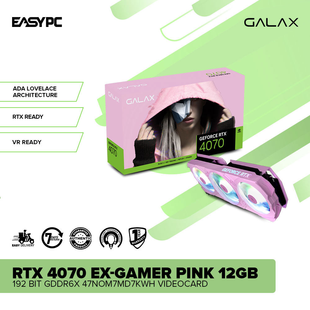 Galax GeForce RTX 4070 EX-Gamer PINK